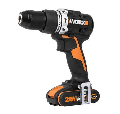 WORX Impact Drill 20V 13MM 40NM 1500RPM 2 X 2.0AH STD Charger