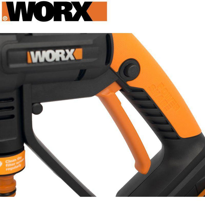 WORX Hydroshot 20V 2.0AH BAT STD Charger Set WORX 22 BAR 120L H