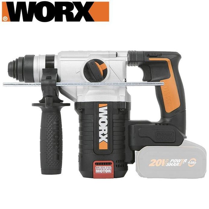 WORX Rotary Hammer 20V 24MM 2.2J 5000BPM 1200RPM Tool Only